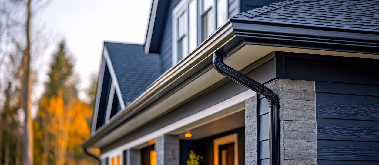 Gutters to a House
