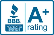 BBB Accredited Business with an A+ rating